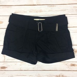 American Rag Cuffed Black Shorts Size‎ 0